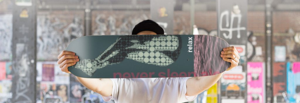 custom skateboard printed preview banner